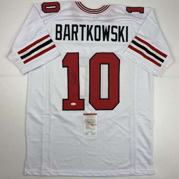 Vintage Steve Bartkowski Atlanta White Football Jersey