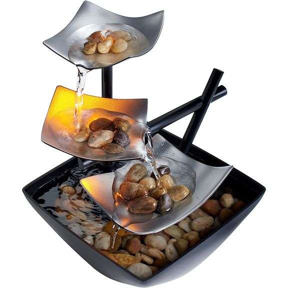 Tranquil Oasis Silver Springs Relaxation Fountain