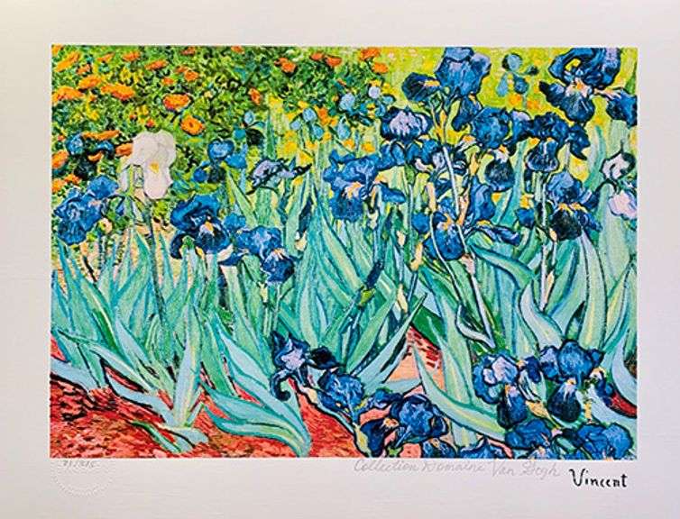 Highly Collectible Vincent Van Gogh, Irises