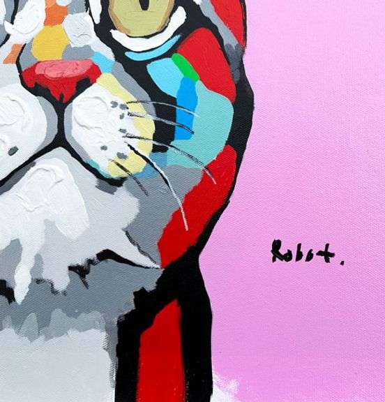 ONE OF A KIND OIL PAINTING ON CANVAS
