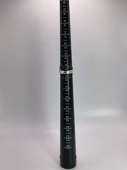 10.0g .925 Sterling Ring Sapphire/ Jasper Size 7.5