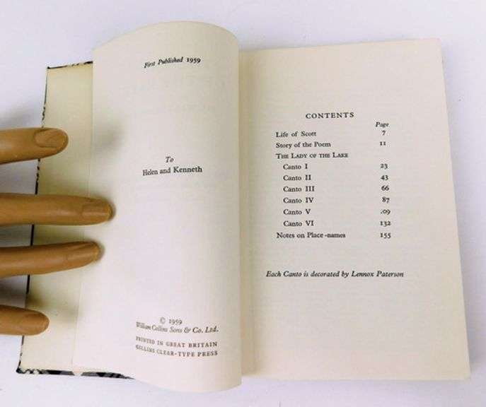 1959 The Lady of the Lake Tartan Book