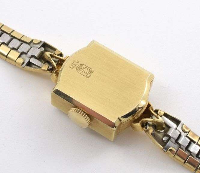 Gorgeous Jules Jurgensen Women's Manual Watch in 14K YG