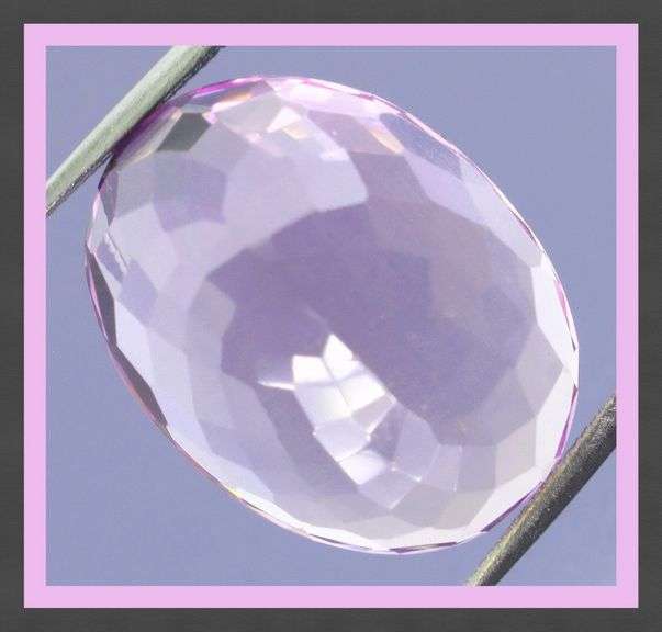 Beautiful 17.56ct natural violet pink Amethyst