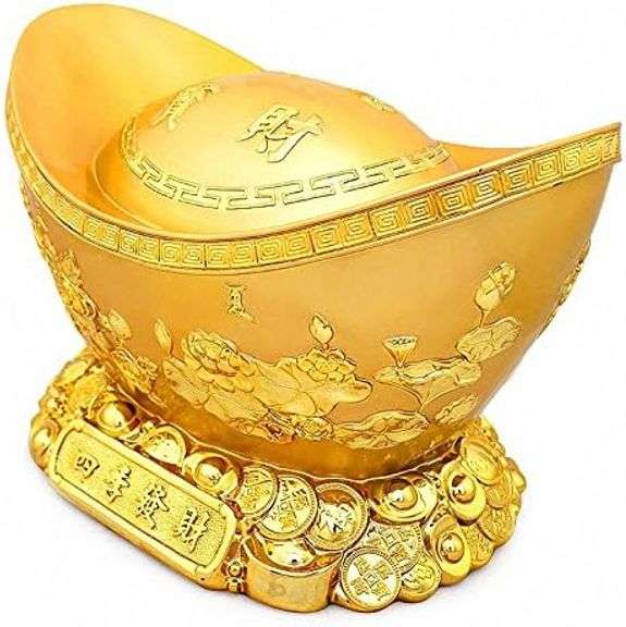 Golden Ingot Ancient Chinese Currency
