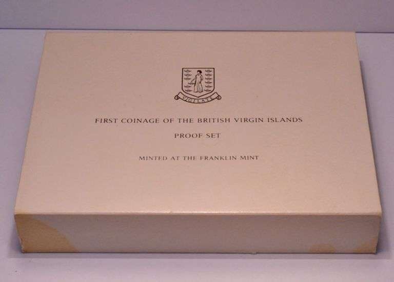 1973 First Coinage of the British Virgin Islands Franklin Mint Proof Set