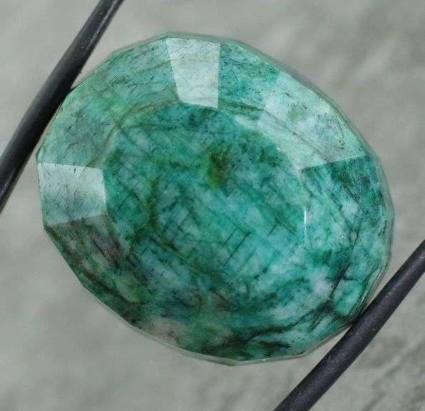 Commanding 106.53ct green Emerald