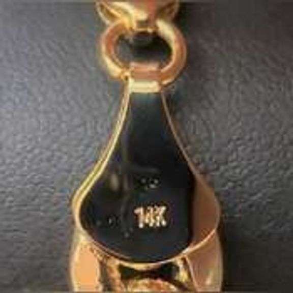 Huge 160.5 Grams MLB 14 Kt Gold Plate Cuban Link Chain