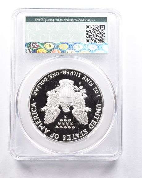 PR70 DCAM 1986-S American Silver Eagle CAC CACG