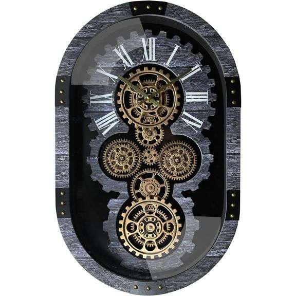 Vintage Steampunk Moving Gears Timepiece