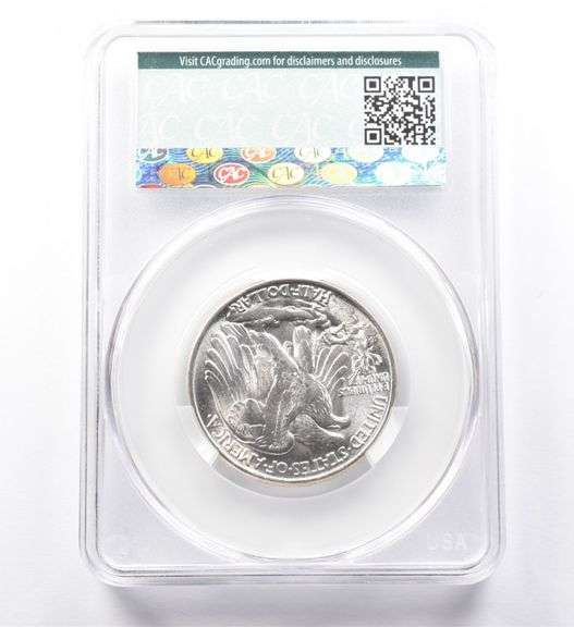 1945 Walking Liberty Half Dollar MS66 CAC