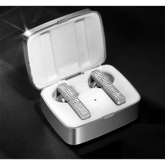 Diamond Embedded Wireless Earphones