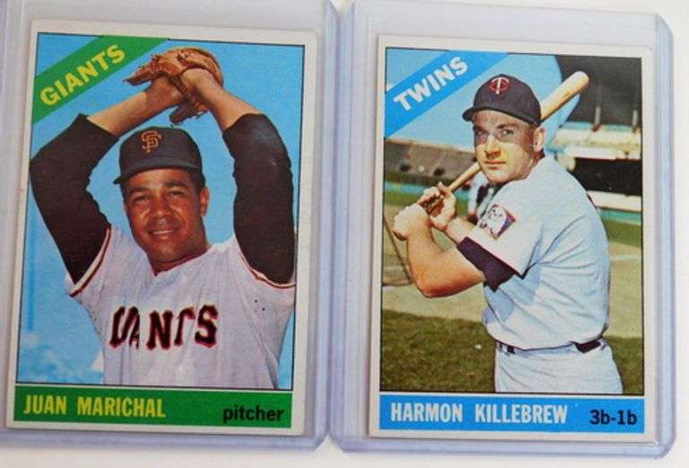 2 Topps 1966 Baseball Greats