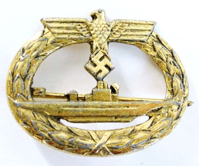 German Nazi U-Boat Pin/Badge