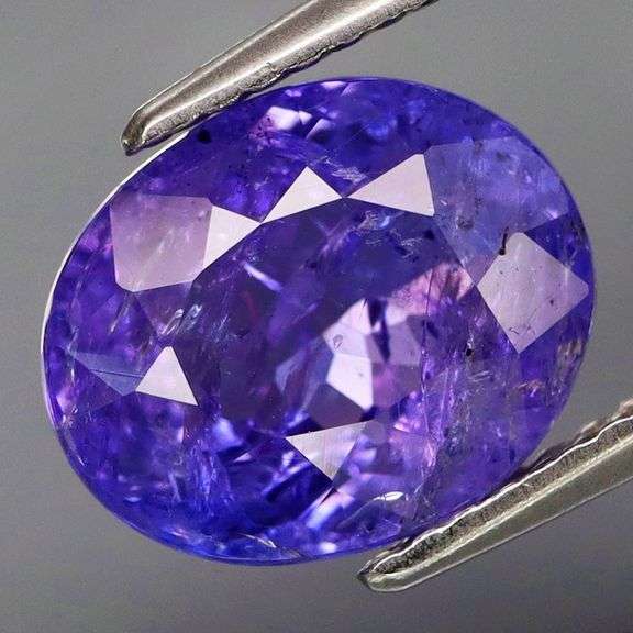 Dazzling 3.76ct rich violet blue Tanzanite