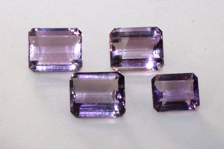 Bright Natural Amethyst - Lot of 4