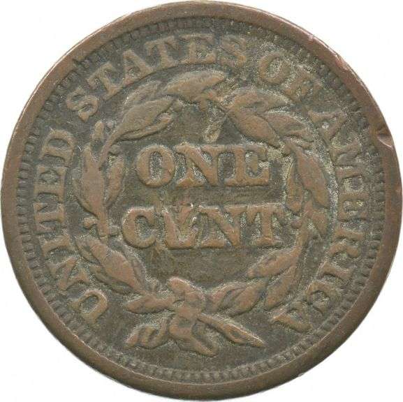 1848 Liberty Head Large Cent Cxnt Brothel Token