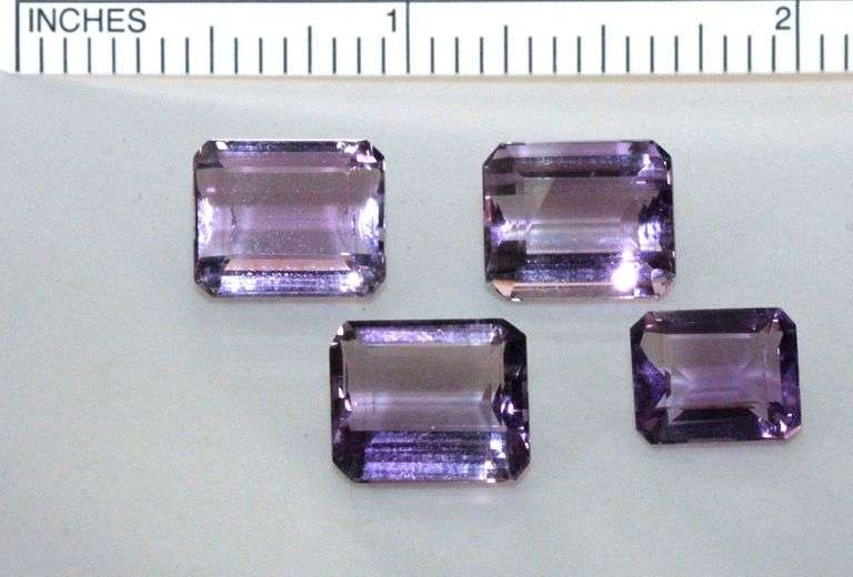 Bright Natural Amethyst - Lot of 4