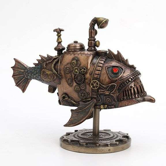 Chronicles of the Brass Leviathan Handcrafted Steampunk Submarine