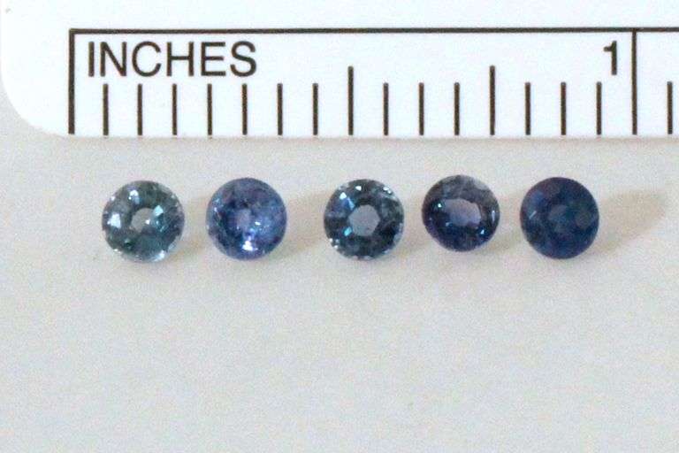 Shades of Blue Sapphire - Lot of 5