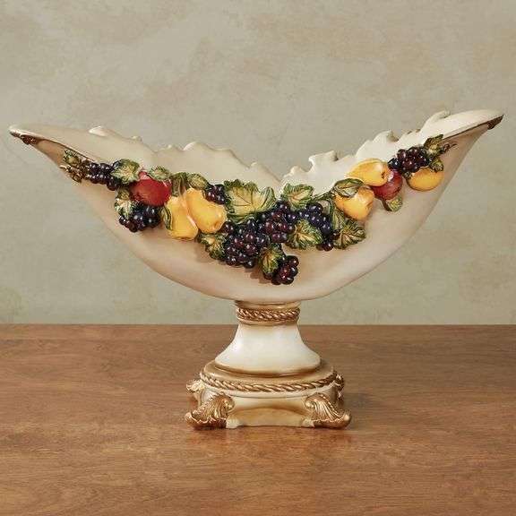 Antique Fruitful Bounty Centerpiece Bowl