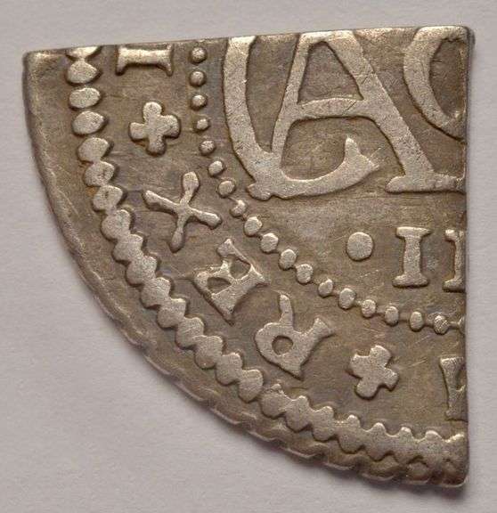 Spain 1707-1714 2 Reales Cut Into 1/4 Reale, Circulated.