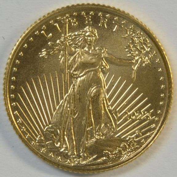 Pristine-perfect Superb Gem BU 2023 $5 American Gold Eagle