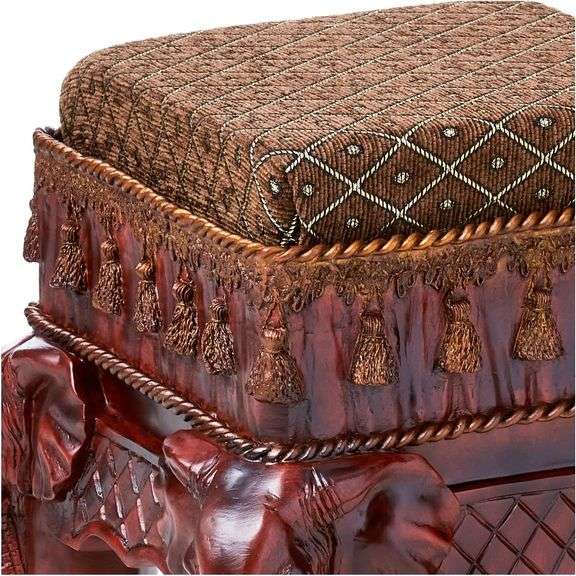 The Maharajah's Elephant Throne Footstool