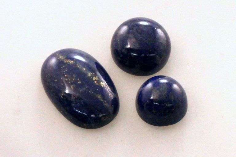 Natural Lapis Lazuli - Lot of 3