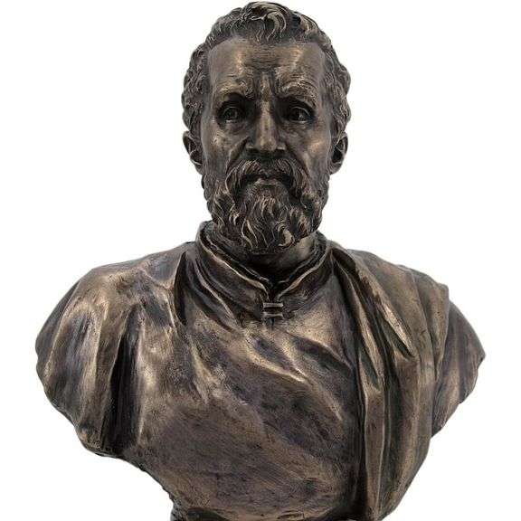 Michelangelo Bust in Bronze