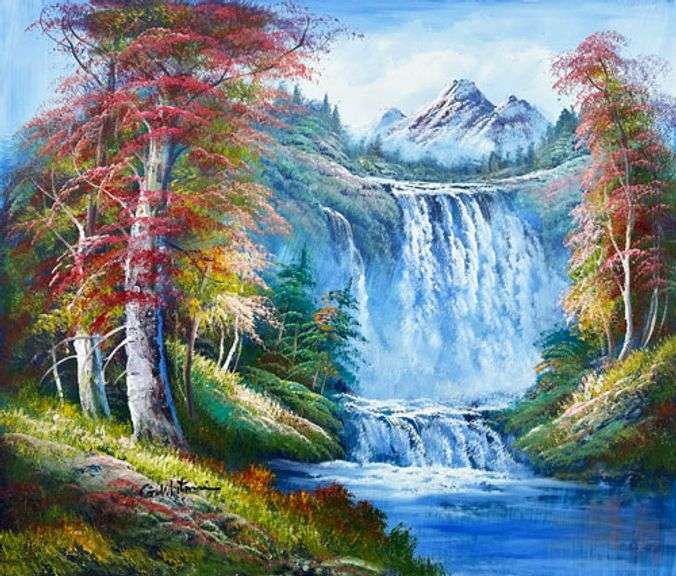 NICE AND SPECIAL PAINTING ON CANVAS