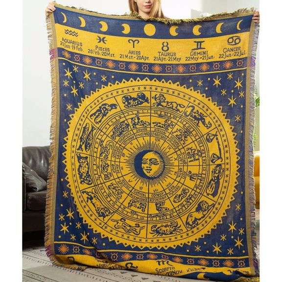 Celestial Handwoven Boho Tapestry
