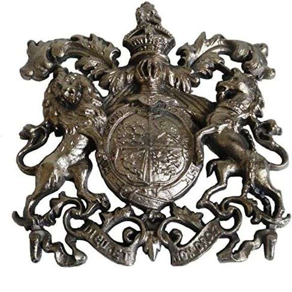 Heavy Cast Antique Royal Plaque