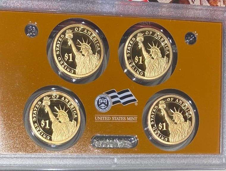 5 US $1 Presidential Proof Sets