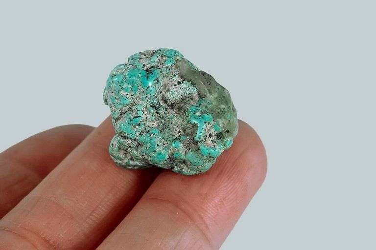 30.70ct uncut natural teal Turquoise