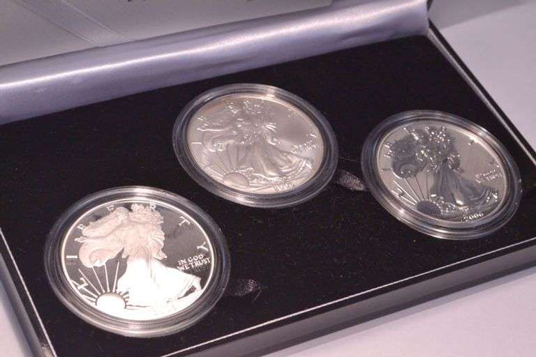 2006 American Silver Eagle 20th Anniversary Silver Coin Set