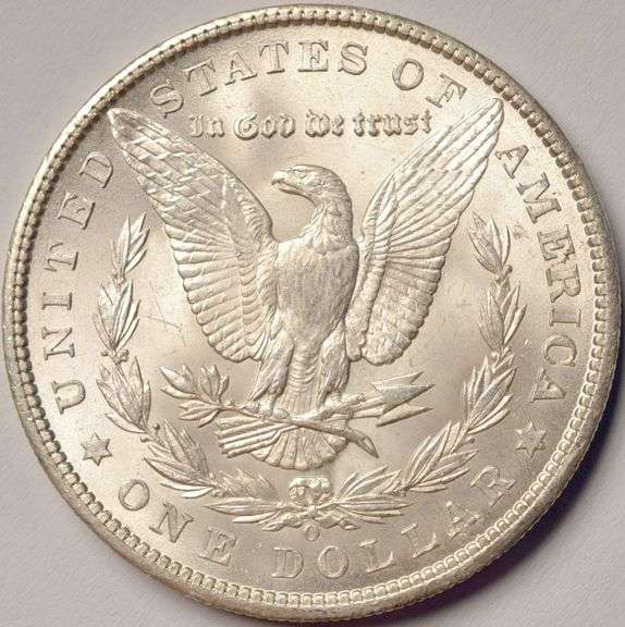 1902-O Morgan Silver Dollar, Circulated With Luster.