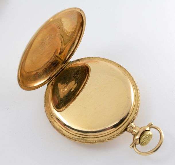 Handsome 1917 Elgin Gold Filled Pocket Watch