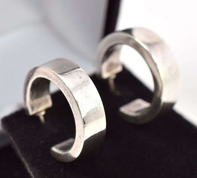 Simple 925 Hoop Earrings