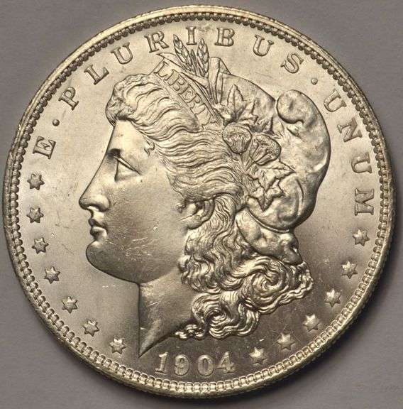 1904-O Morgan Silver Dollar Upper BU Condition