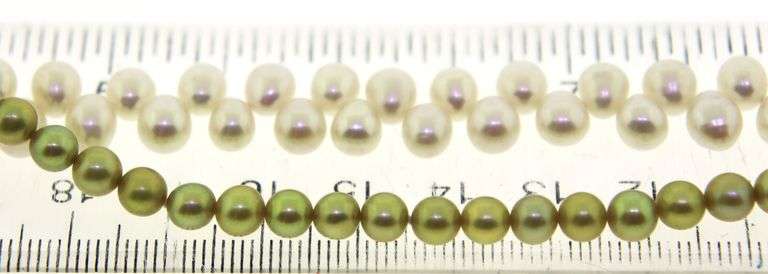 Pearl Necklace w Sterling Silver Clasp