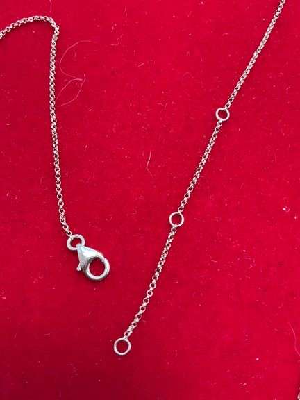 BRAND NEW 14K ROSE GOLD AND DIAMOND NECKLACE