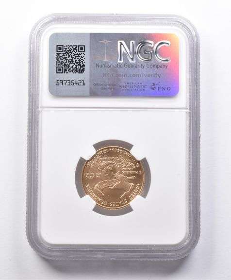 MS70 2004 $10 American Gold Eagle 1/4 Oz Gold NGC