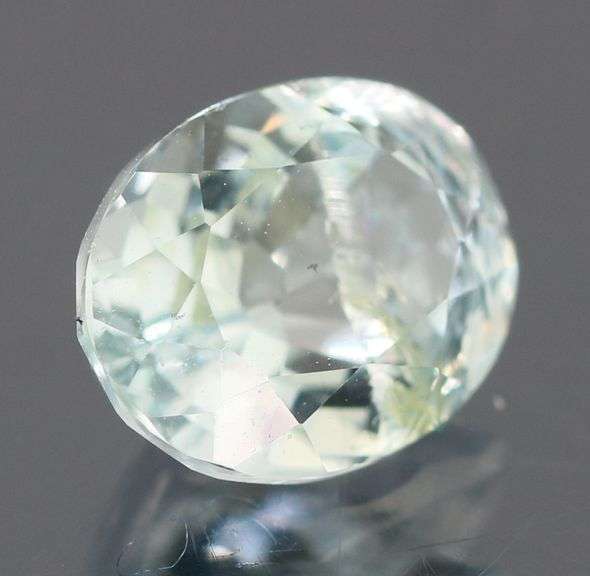 Platinum blue! Unheated! 1.26ct Aquamarine