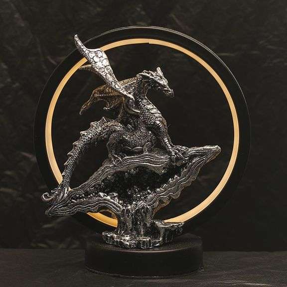 Handcrafted Dragon Glow Lamp