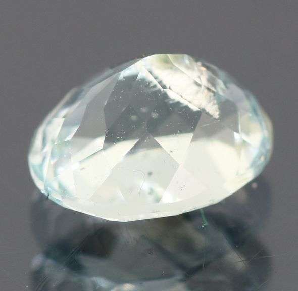 Platinum blue! Unheated! 1.26ct Aquamarine