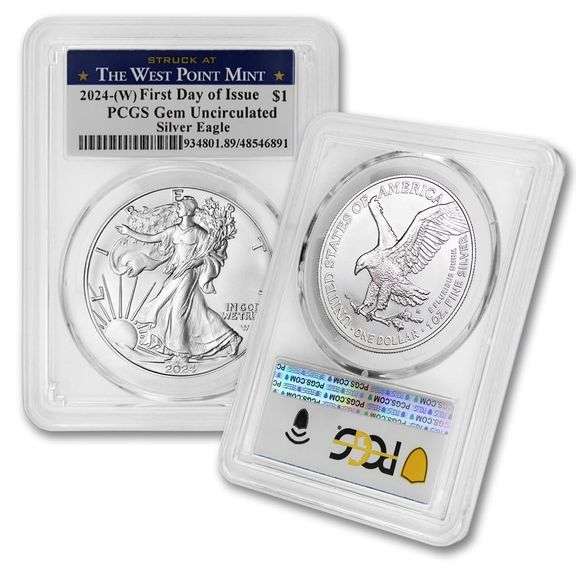 West Point Mint Inaugural American Silver Eagle Coin