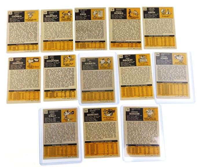 13 Topps 1971 Football Greats