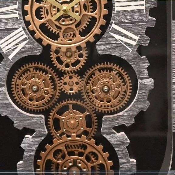 Vintage Steampunk Moving Gears Timepiece