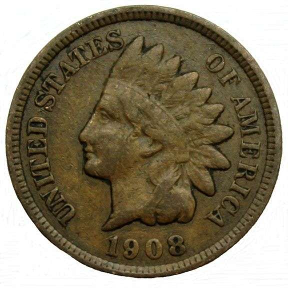 1908 U.S. Indian Head Penny